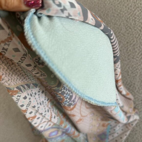 Vintage Spencer Alexis Open Front Kimono Topper Whimsical Fairy Pastels - Picture 16 of 16